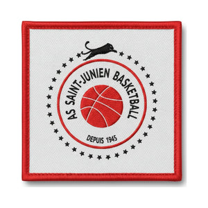 Patch brodé AS Saint Junien Basketball logo