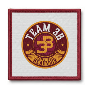 Patch brodé Team 3b Basket-Ball Basketball logo