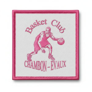 Patch brodé Basket Club Chambon Evaux Basketball logo