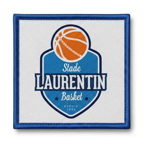 Patch brodé Stade Laurentin Basket Basketball logo