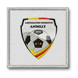 Patch brodé A.S. ANDILLY Football logo