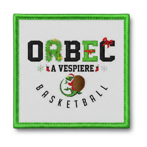 Patch brodé Club Sportif Vespiere Orbec Basket-Ball Basketball logo