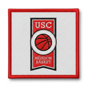 Patch brodé Union Sport Cheminots Mezidon Basketball logo