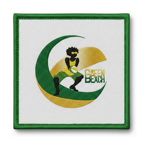 Patch brodé GREEN BEACH 77 Volley logo