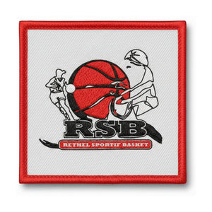 Patch brodé Rethel Sportif Basket Basketball logo