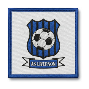 Patch brodé AS Livernon Football logo