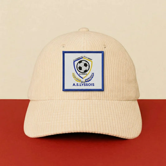 Patch A. S. LYSSOIS sur casquette à velcro PPATCH