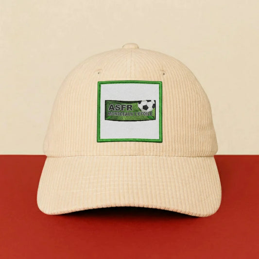 Patch A.S. MONTCEAUX L'ETOILE sur casquette à velcro PPATCH
