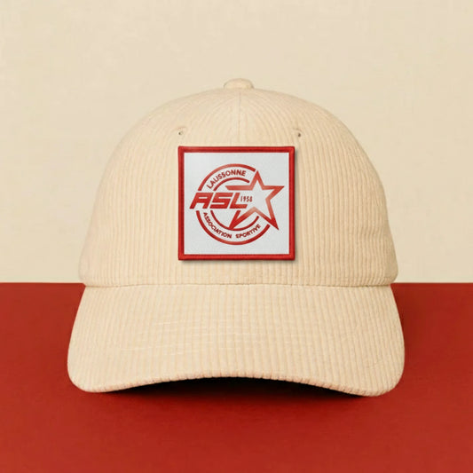 Patch A.S. LAUSSONNE sur casquette à velcro PPATCH