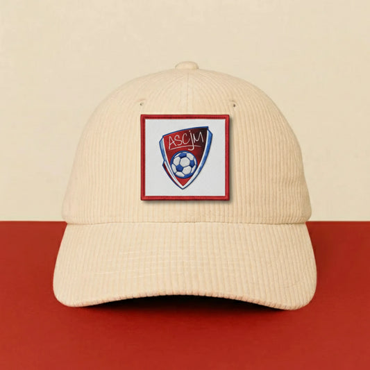 Patch A. S. CHADENAC JARNAC MARIGNAC sur casquette à velcro PPATCH