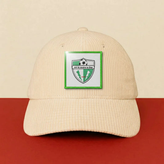 Patch A.S. ST ANDRE LE GAZ sur casquette à velcro PPATCH