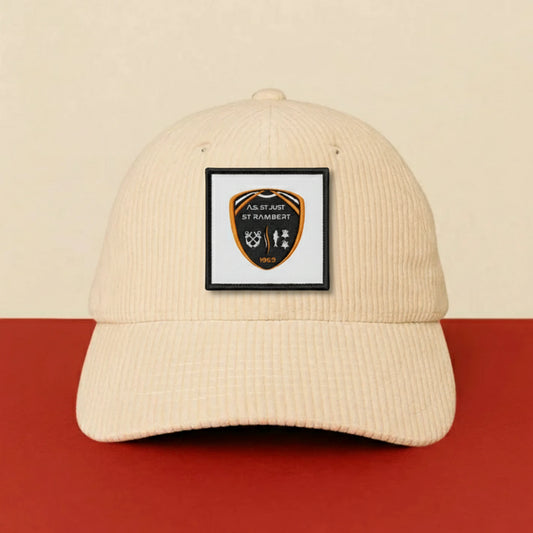 Patch A.S. ST JUST sur casquette à velcro PPATCH