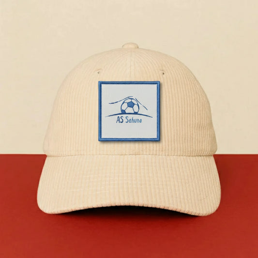 Patch A.S. SAHUNE sur casquette à velcro PPATCH