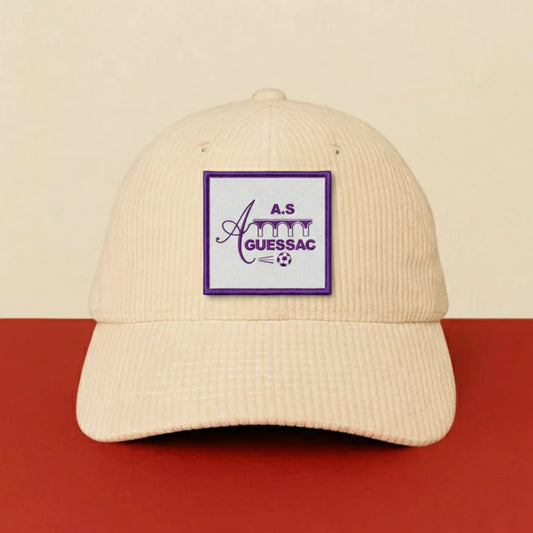 Patch A.S. D'AGUESSAC sur casquette à velcro PPATCH