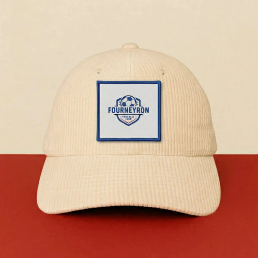 Patch FOOTBALL CLUB DE FOURNEYRON sur casquette à velcro PPATCH