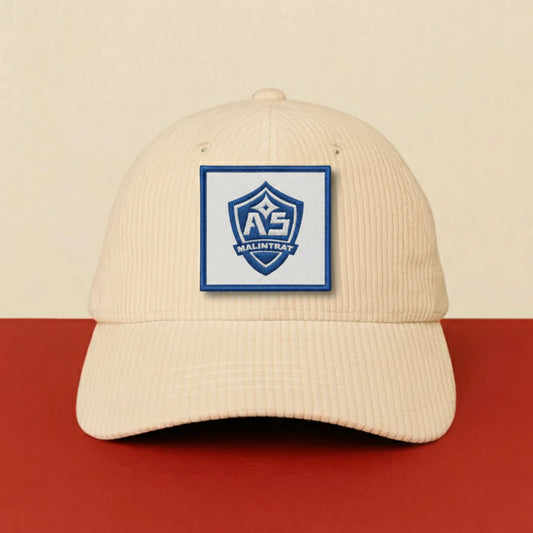 Patch A.S. DE MALINTRAT sur casquette à velcro PPATCH