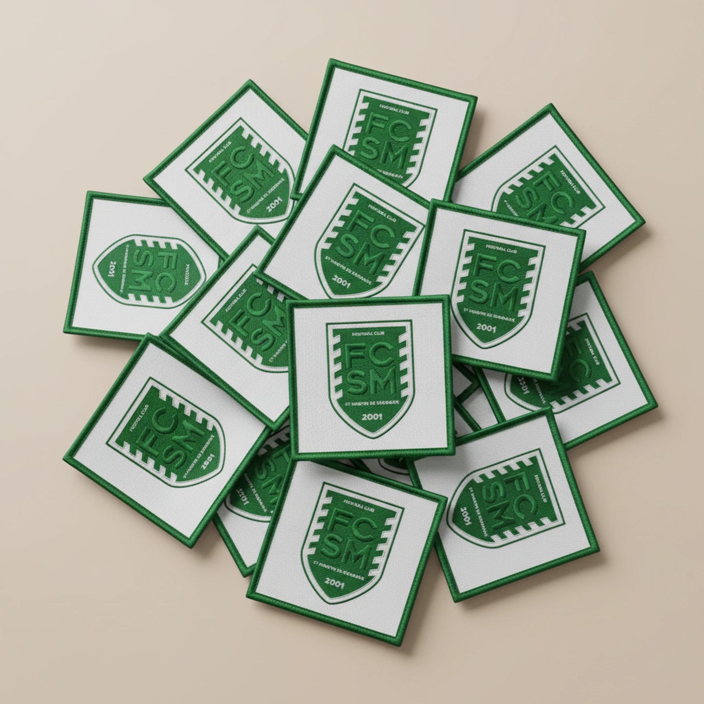 Dos velcro patch brodé PPATCH