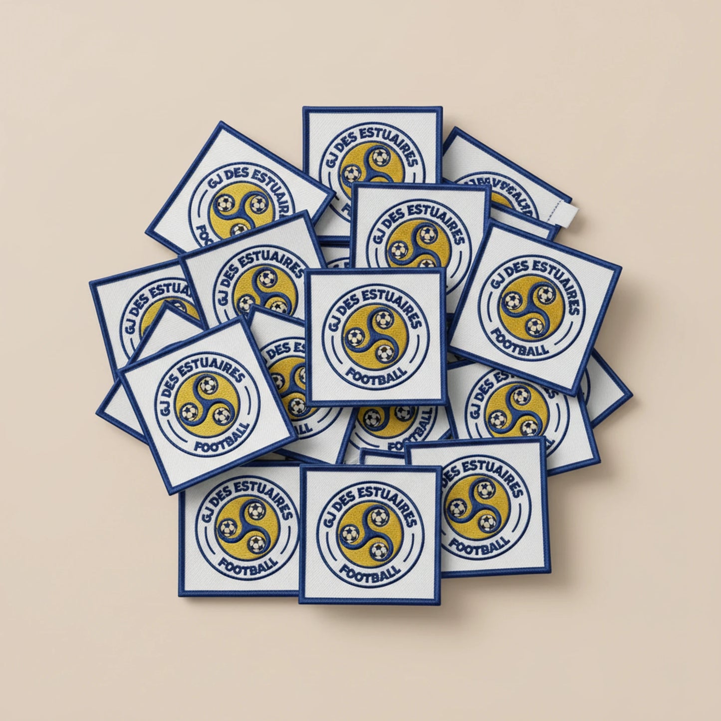 Dos velcro patch brodé PPATCH