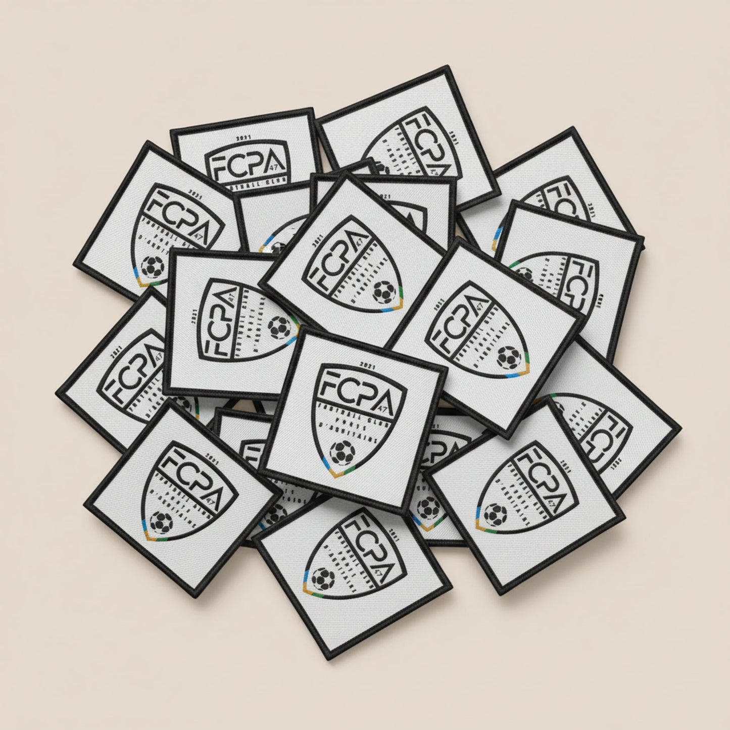 Dos velcro patch brodé PPATCH