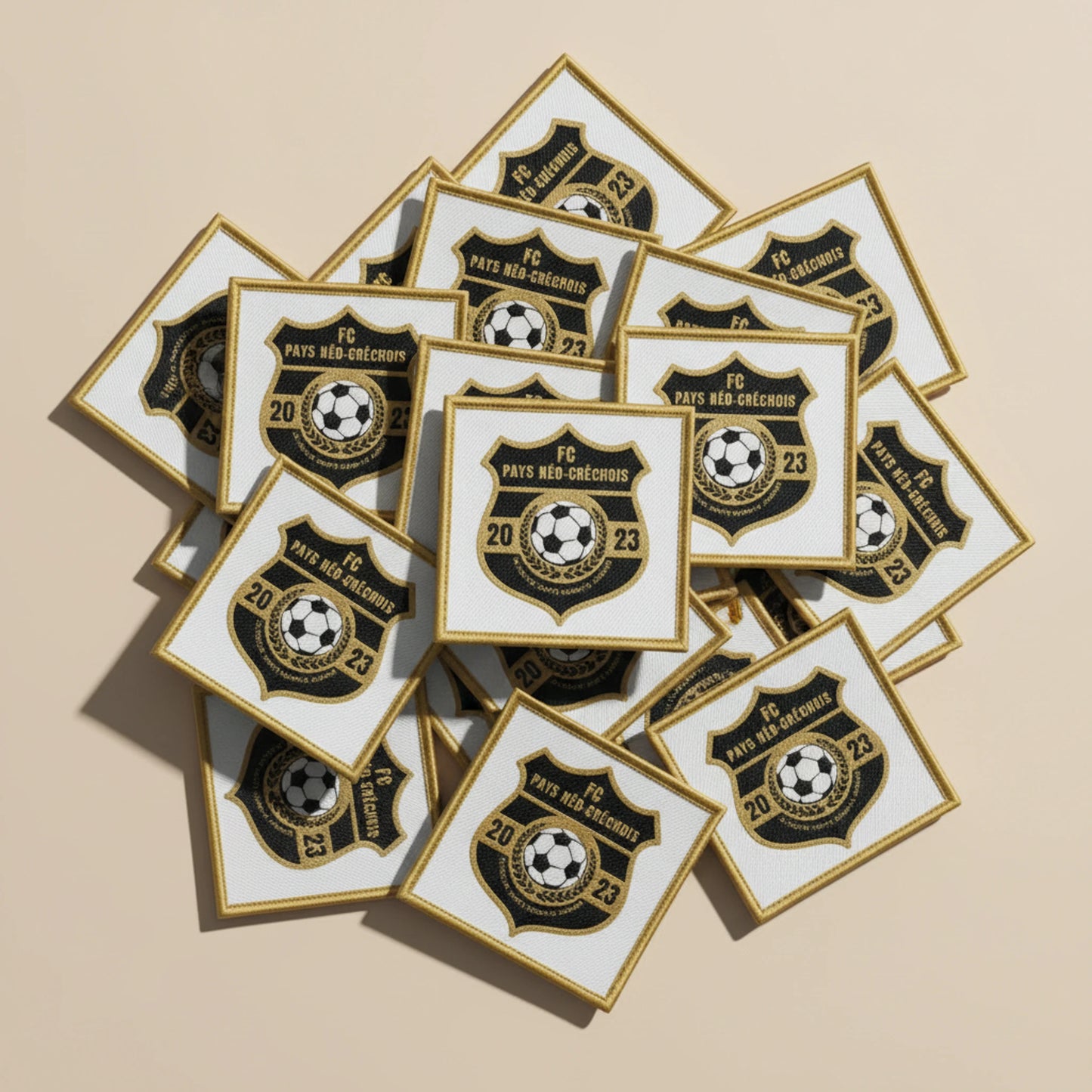 Dos velcro patch brodé PPATCH