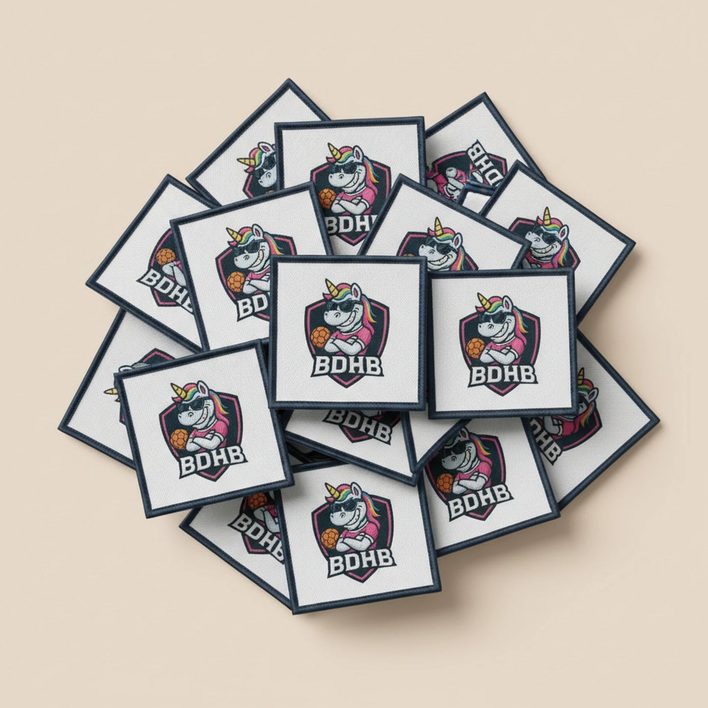 Dos velcro patch brodé PPATCH