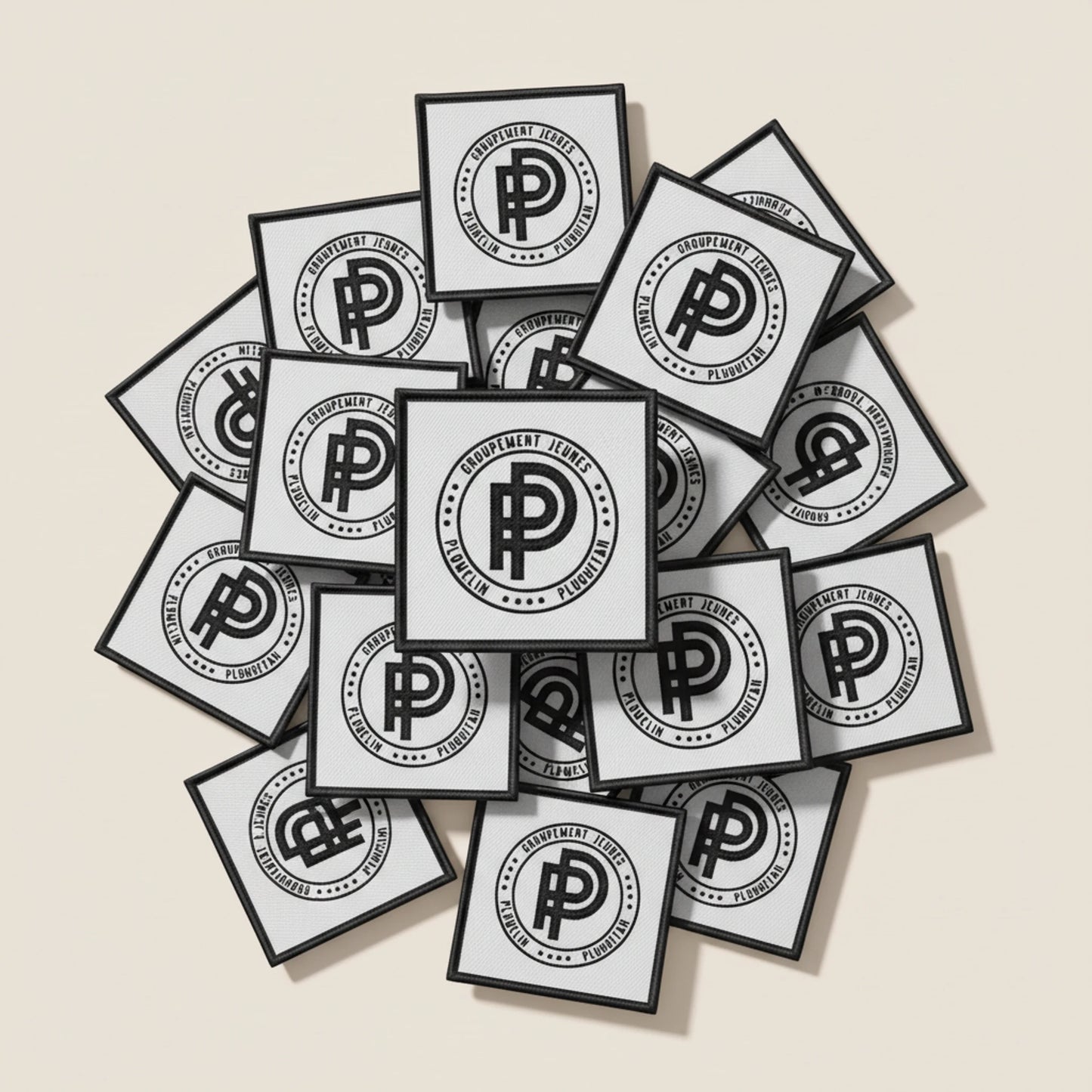 Dos velcro patch brodé PPATCH