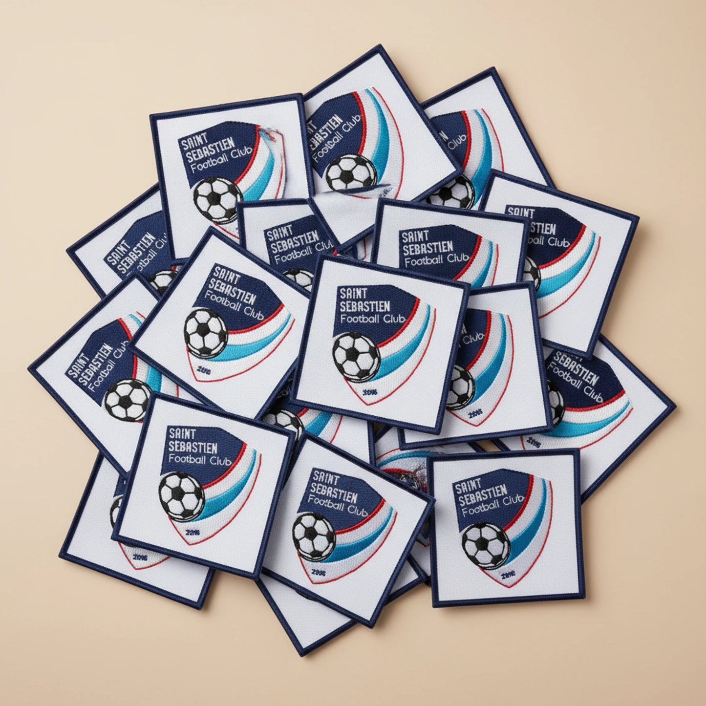 Dos velcro patch brodé PPATCH
