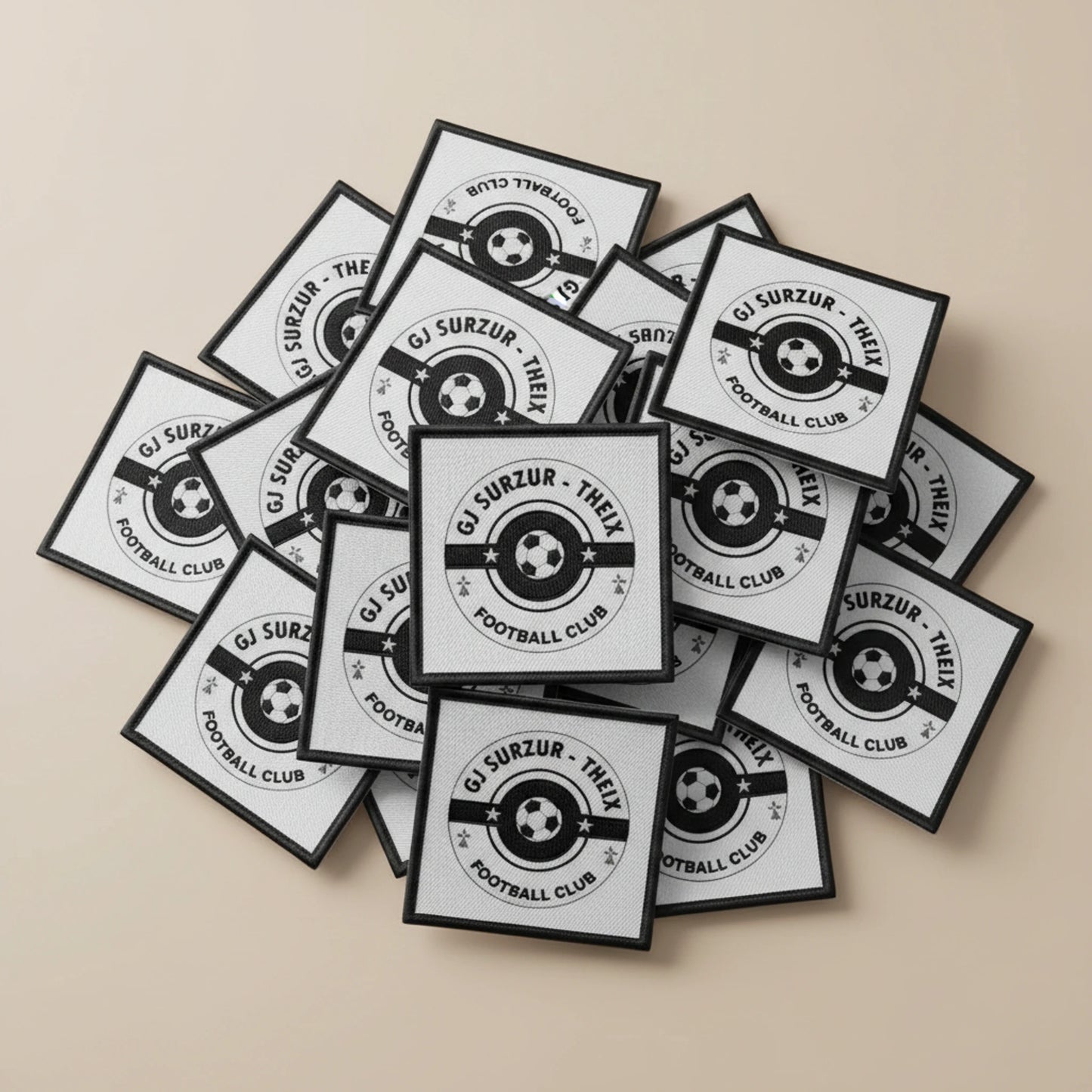 Dos velcro patch brodé PPATCH