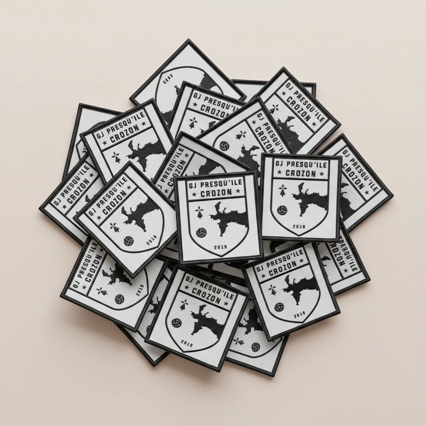 Dos velcro patch brodé PPATCH