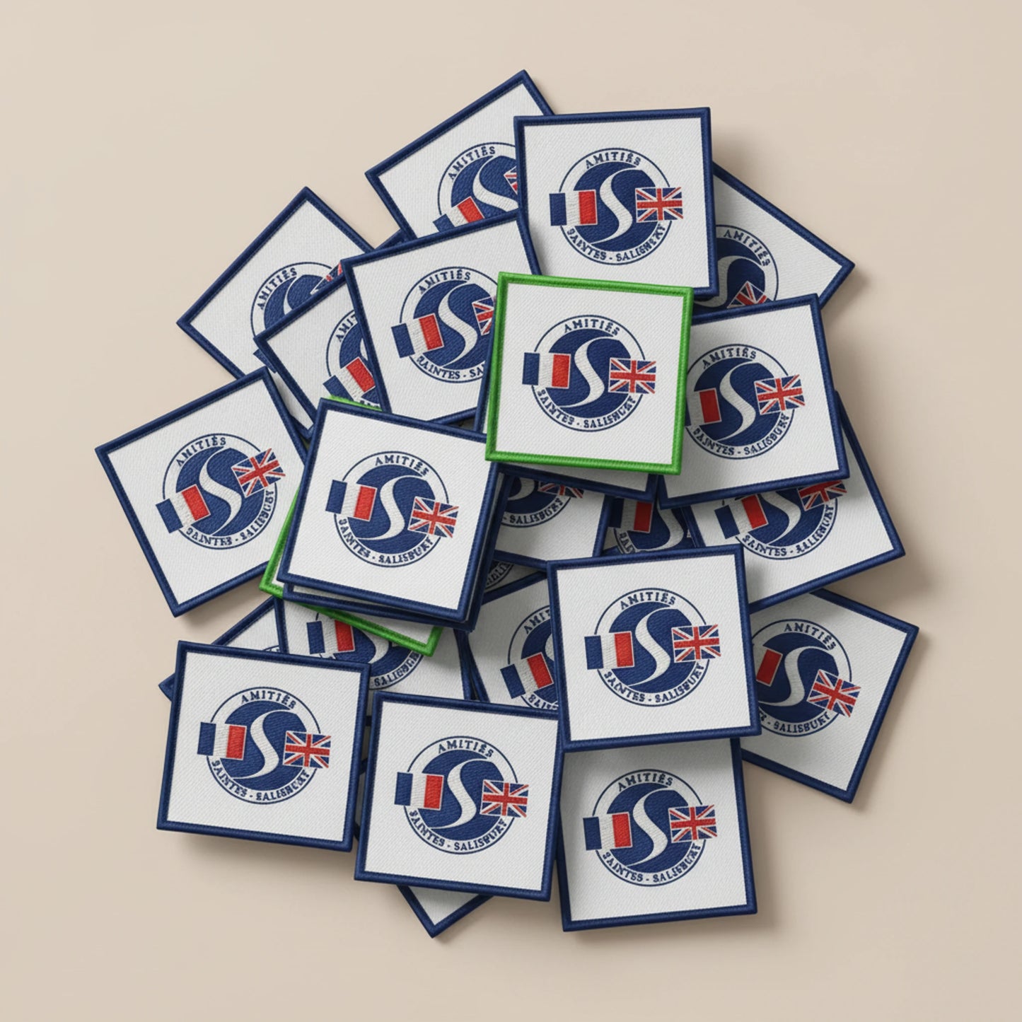 Dos velcro patch brodé PPATCH