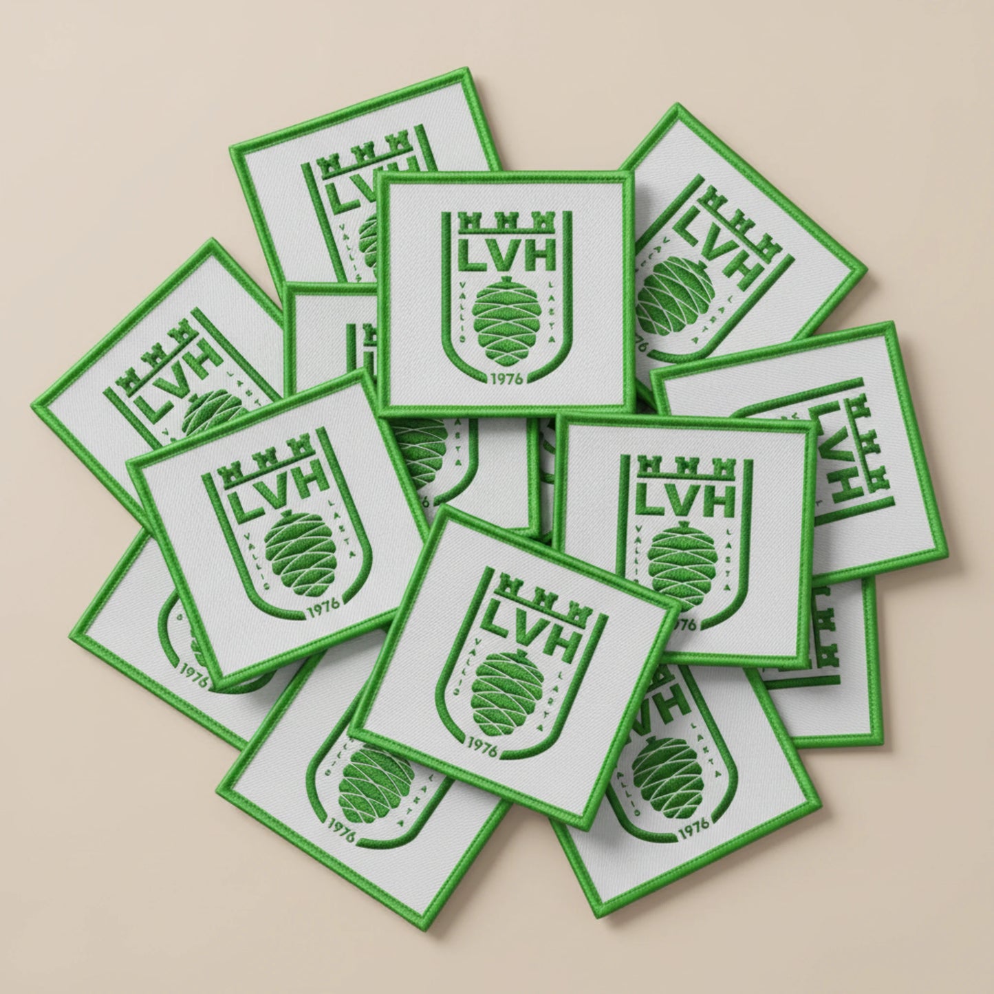 Dos velcro patch brodé PPATCH