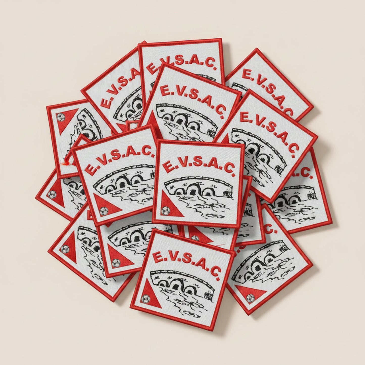 Dos velcro patch brodé PPATCH