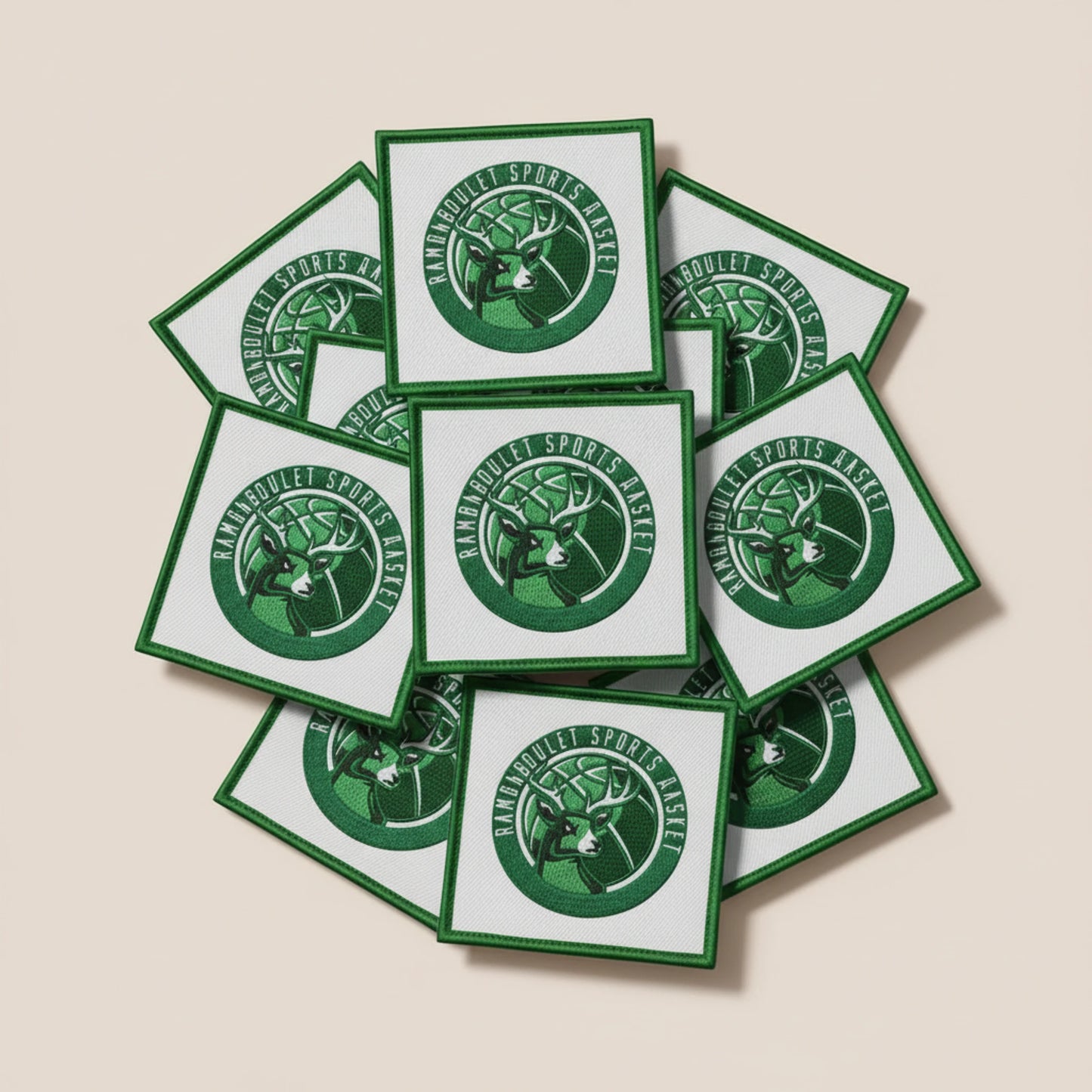 Dos velcro patch brodé PPATCH
