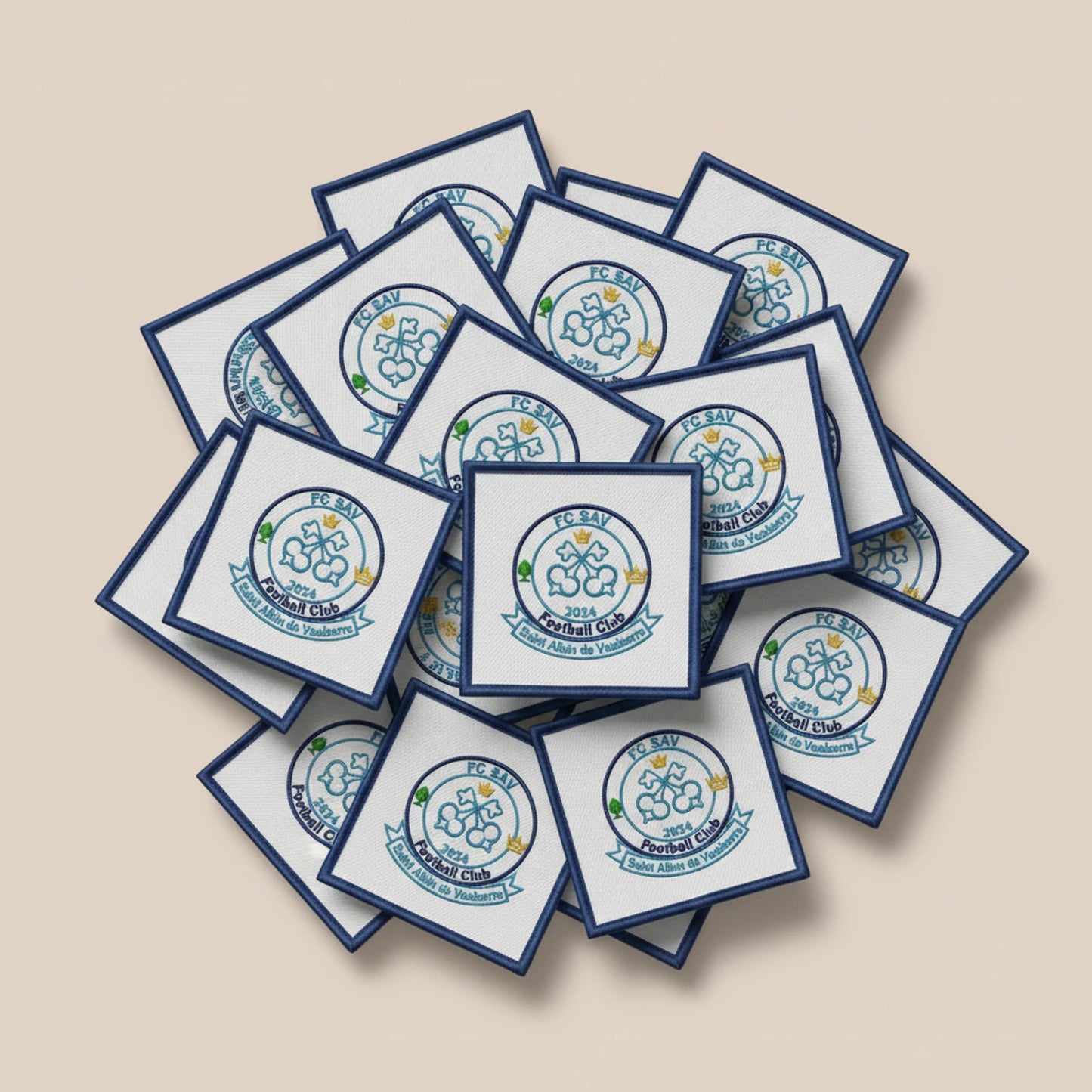 Dos velcro patch brodé PPATCH