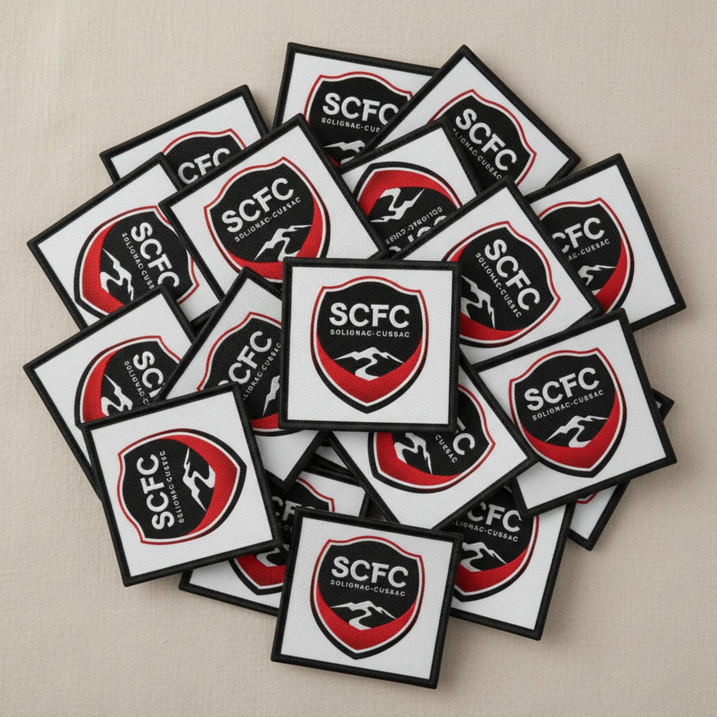 Dos velcro patch brodé PPATCH