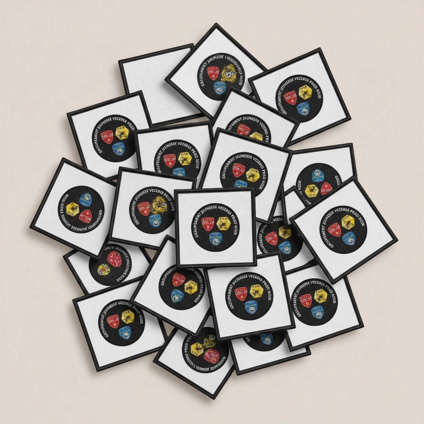 Dos velcro patch brodé PPATCH