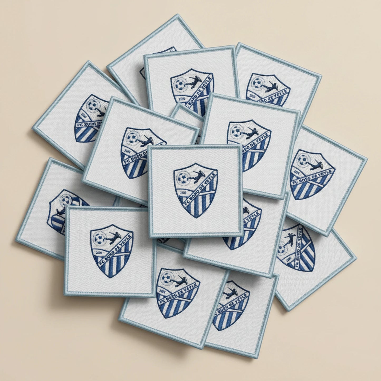 FOOTBALL CLUB DE BORD DE VEYLE - Dos velcro