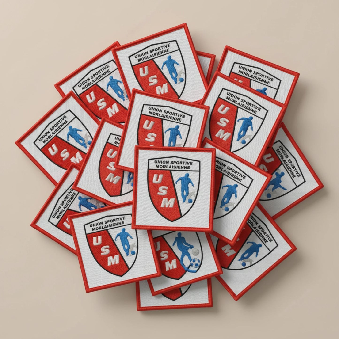 Dos velcro patch brodé PPATCH