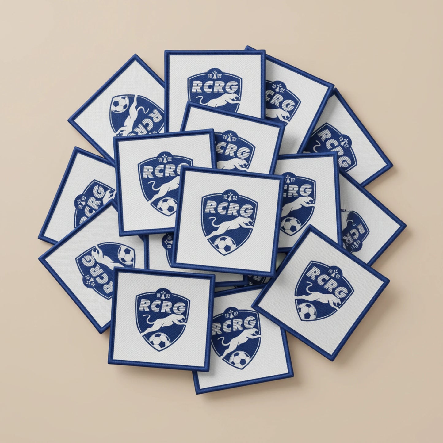 Dos velcro patch brodé PPATCH