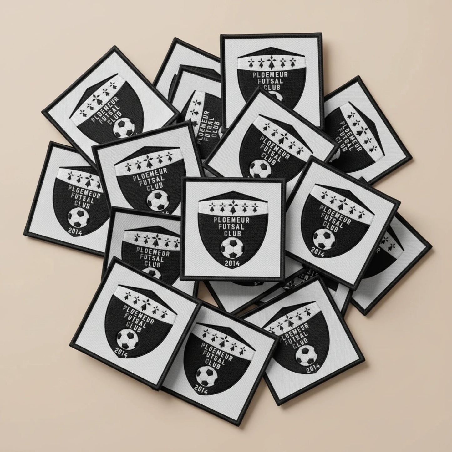 Dos velcro patch brodé PPATCH
