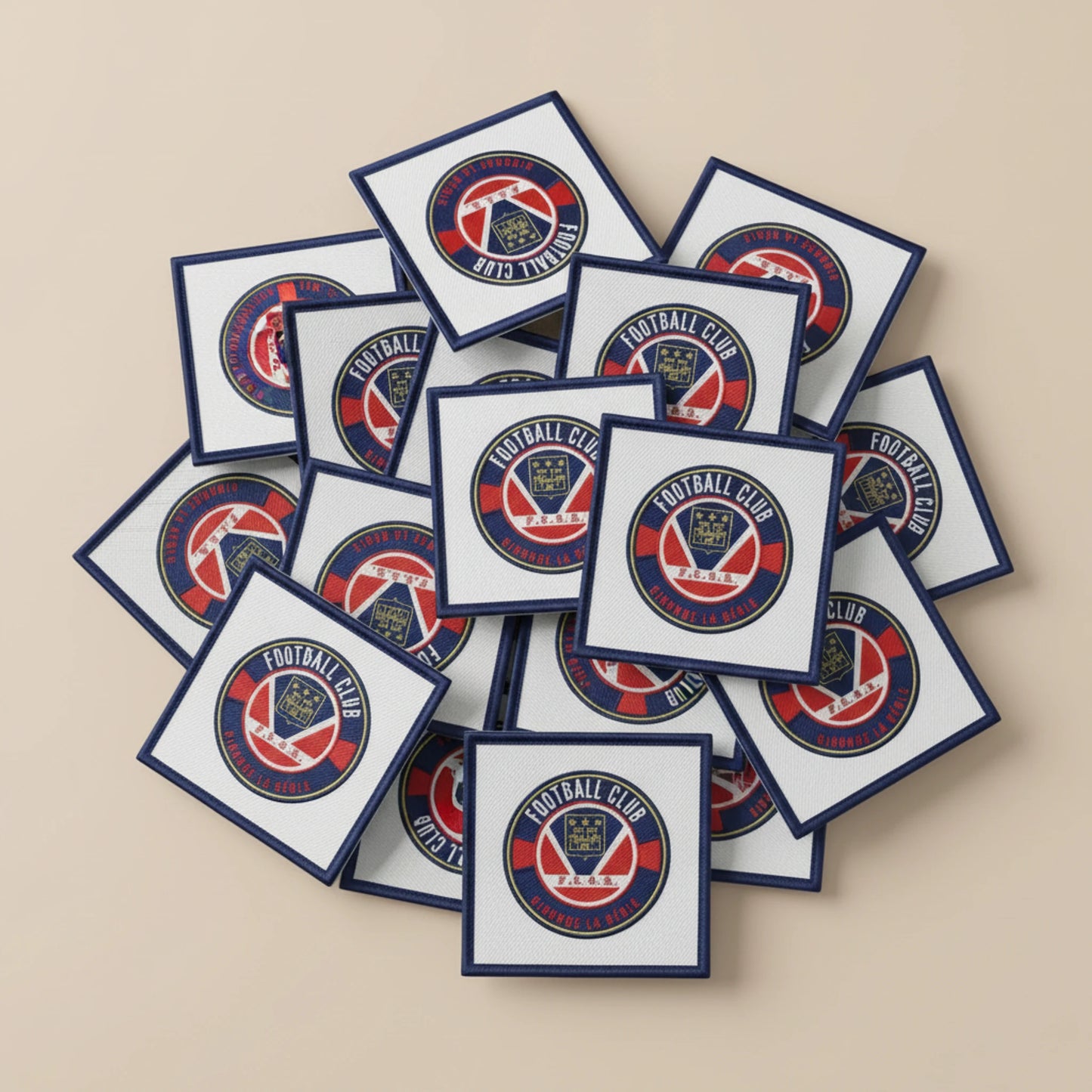 Dos velcro patch brodé PPATCH