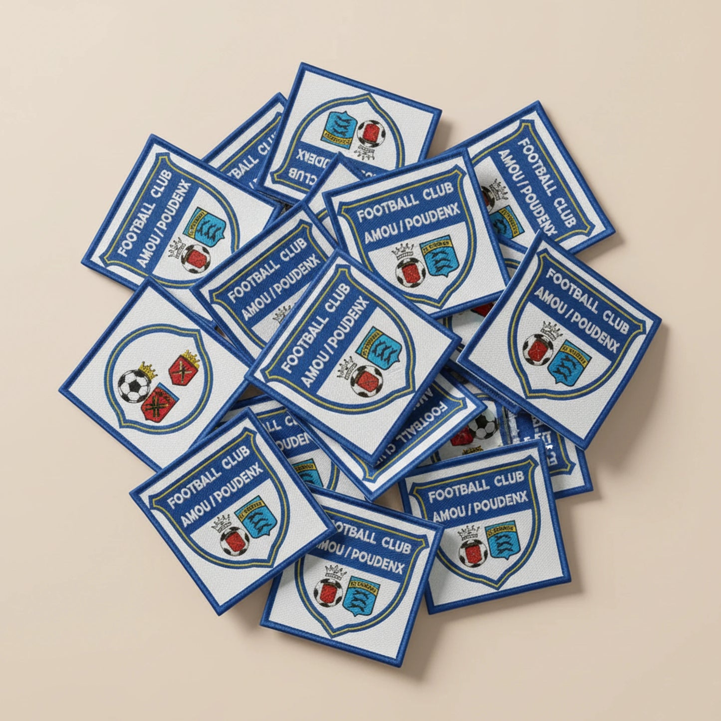 Dos velcro patch brodé PPATCH