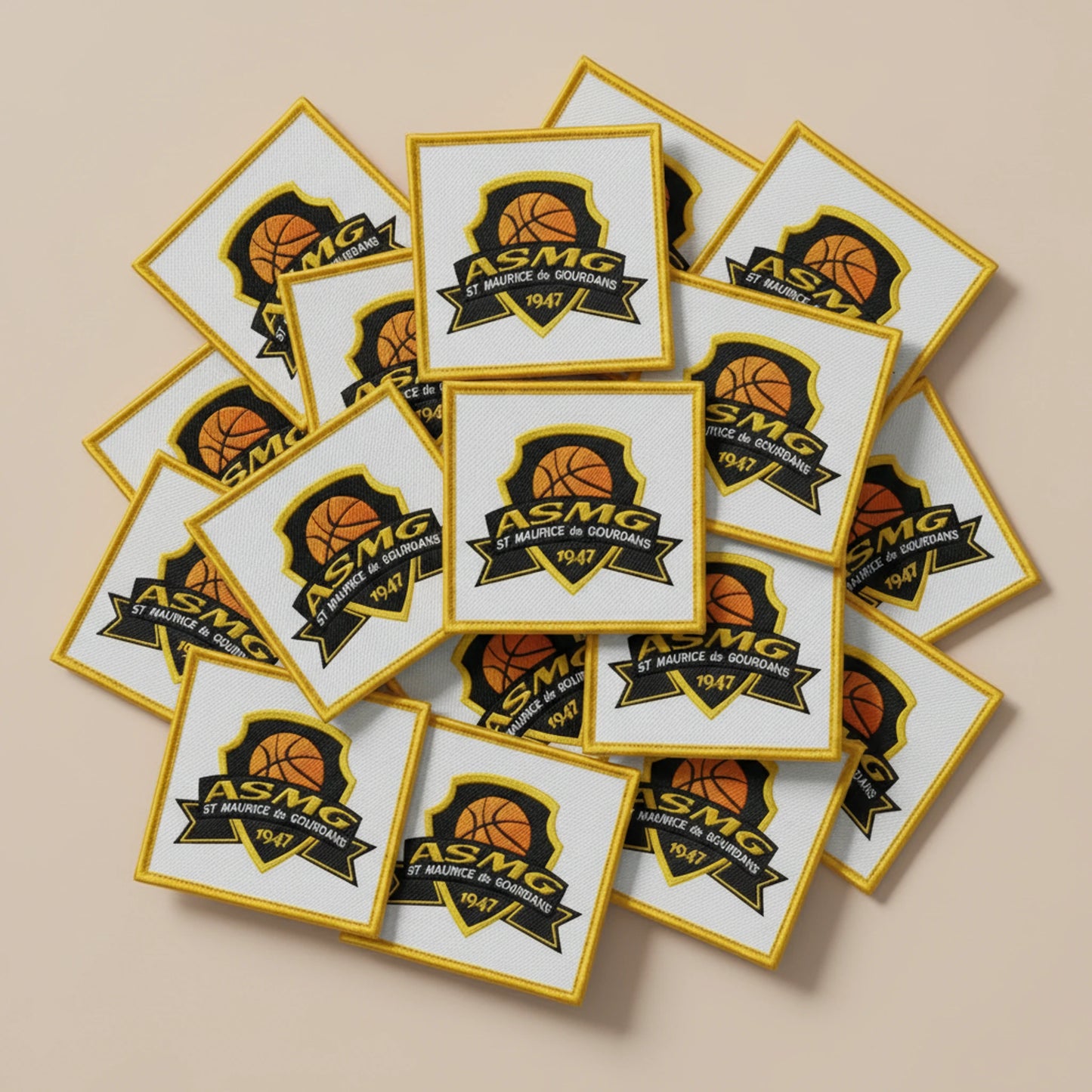 Dos velcro patch brodé PPATCH