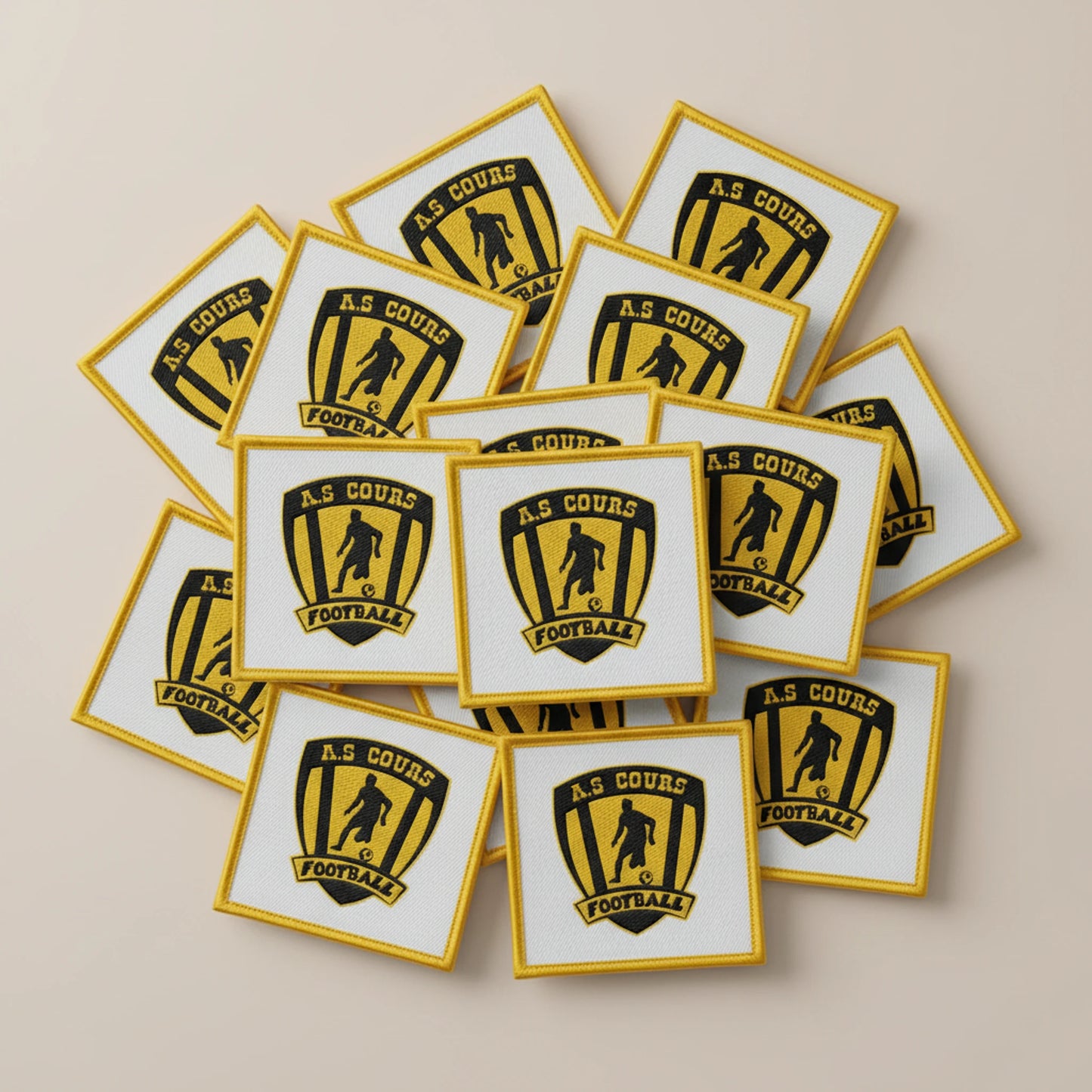 Dos velcro patch brodé PPATCH