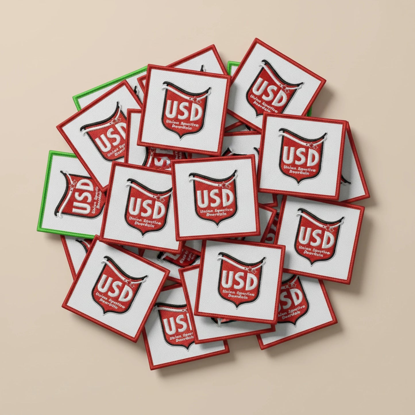 Dos velcro patch brodé PPATCH