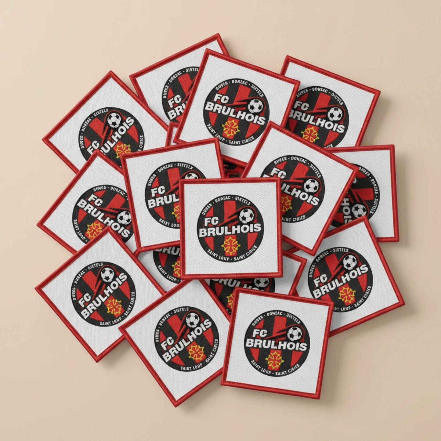 Dos velcro patch brodé PPATCH