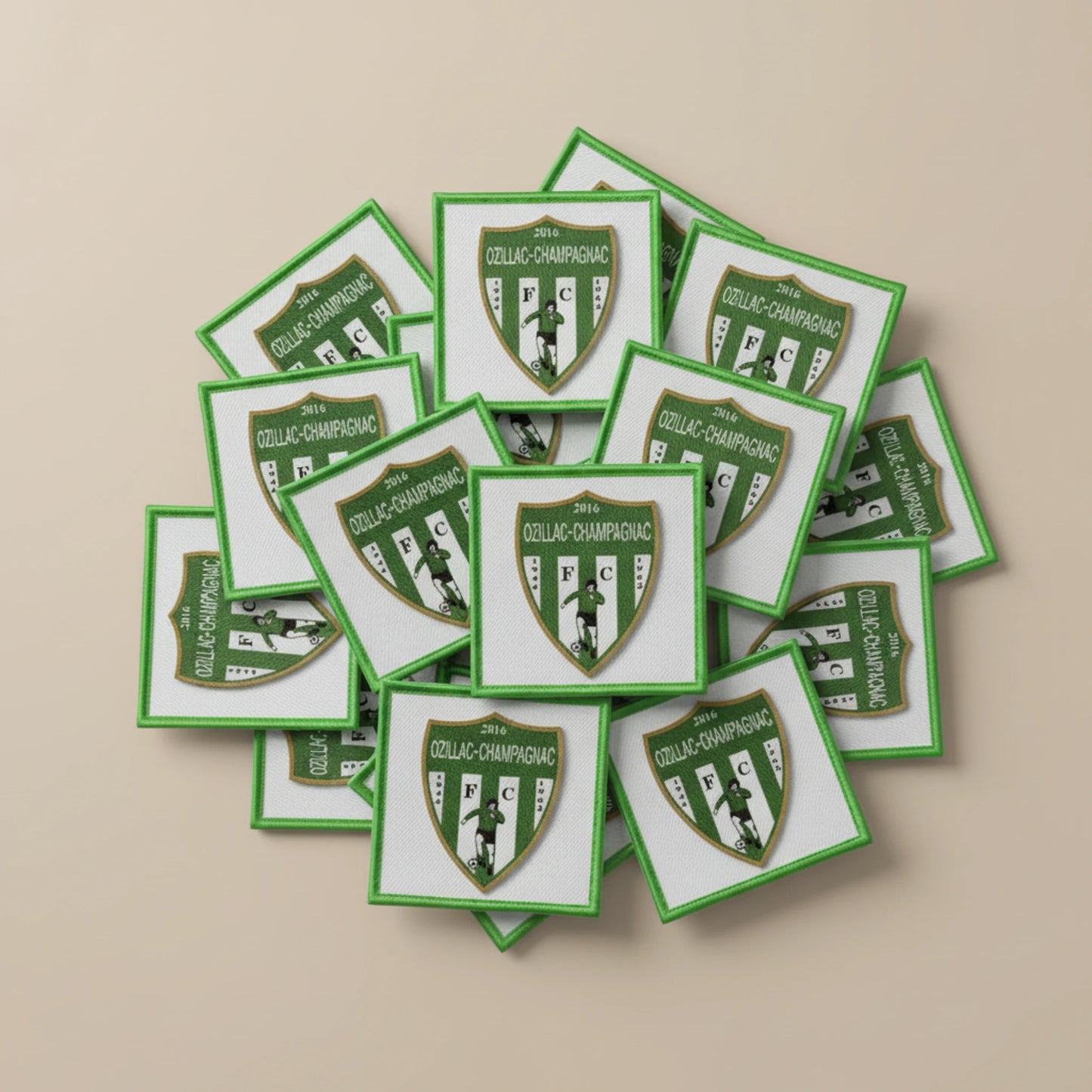 Dos velcro patch brodé PPATCH