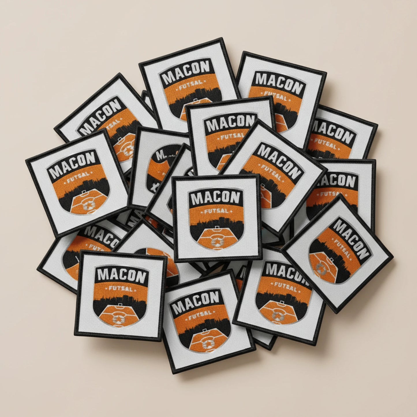 Dos velcro patch brodé PPATCH