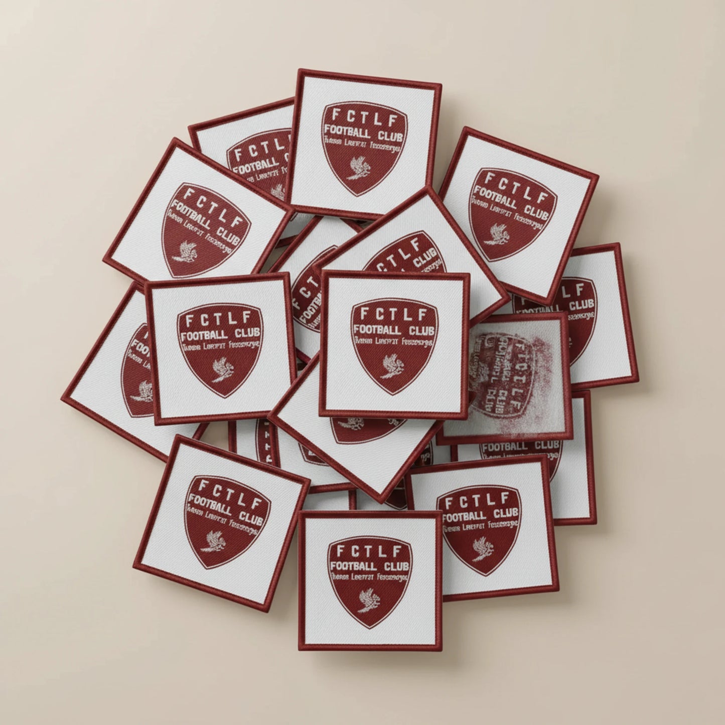 Dos velcro patch brodé PPATCH
