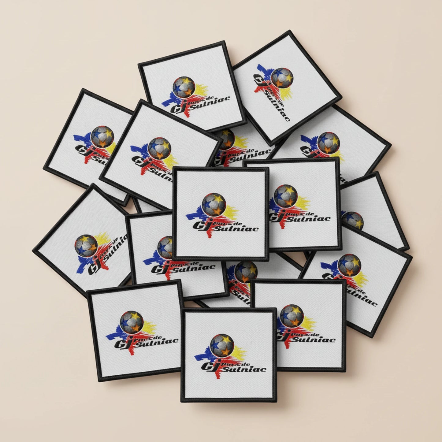 Dos velcro patch brodé PPATCH